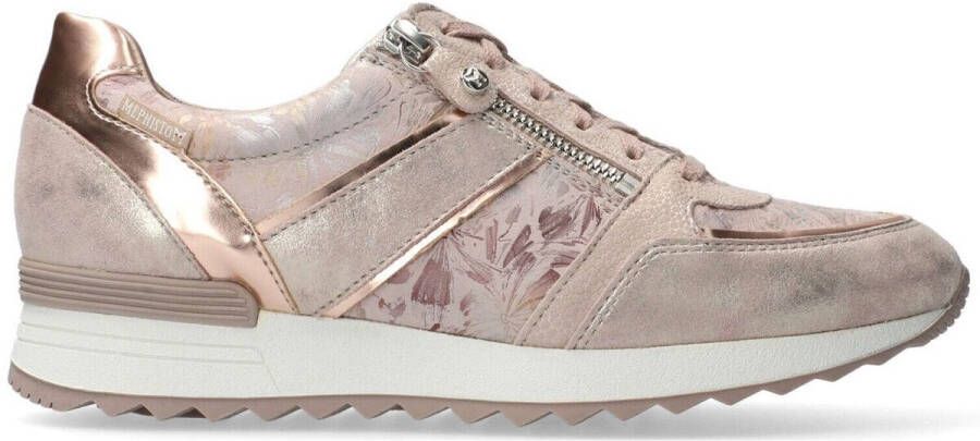 Mephisto Dames Sneaker Leer Mix Nude - Foto 2