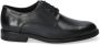 Mephisto Zwarte Leren Veterschoen voor Heren Black Heren - Thumbnail 5
