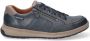 Mephisto LISANDRO 6145 6105 Blauwe heren sneaker met rits wijdte H - Thumbnail 2