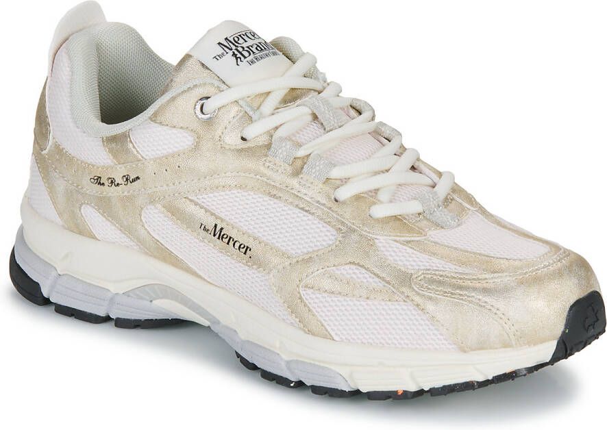 MERCER AMSTERDAM Lage Sneakers Dames The Re-run Metallic Maat: 41 Materiaal: Textiel Kleur: Wit