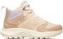 Merrell Tempo Sol Mid WP Vrouwen Beige Trekkingschoenen - Thumbnail 2