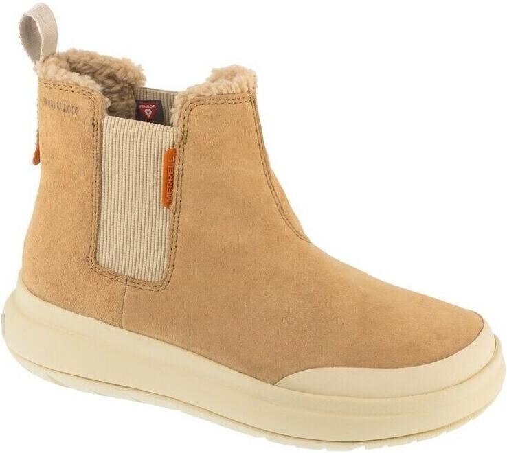 Merrell Marquette Thermo Pull On WP Vrouwen Beige Laarzen