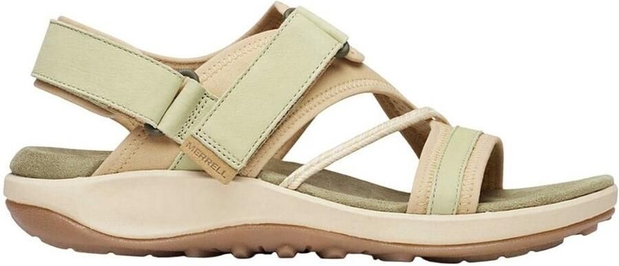 Merrell J008162~TERRAN~4~BACKSTRAP~~~~ Sandalen met hakDames Sandalen Groen - Foto 2