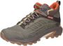 Merrell Moab Speed 2 Leer Wandelschoen Heren waterdichte mid wandelschoenen Olive - Thumbnail 2