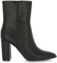 Mexx Zwarte Leren Enkellaarzen Kianna Black Dames - Thumbnail 3