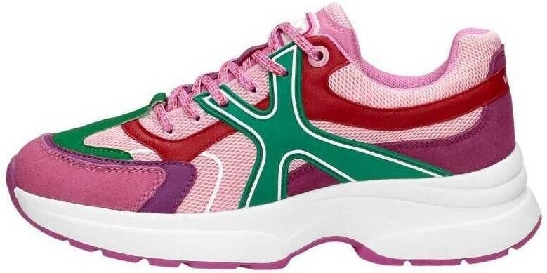 Mexx Loyce Lage sneakers Leren Sneaker Dames Paars - Foto 5