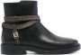 Michael Kors Stijlvolle Enkellaarzen met Band Sluiting Black Dames - Thumbnail 2