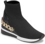 Michael Kors Sneakers Skyler in tessuto tecnico con catena dorata - Thumbnail 2