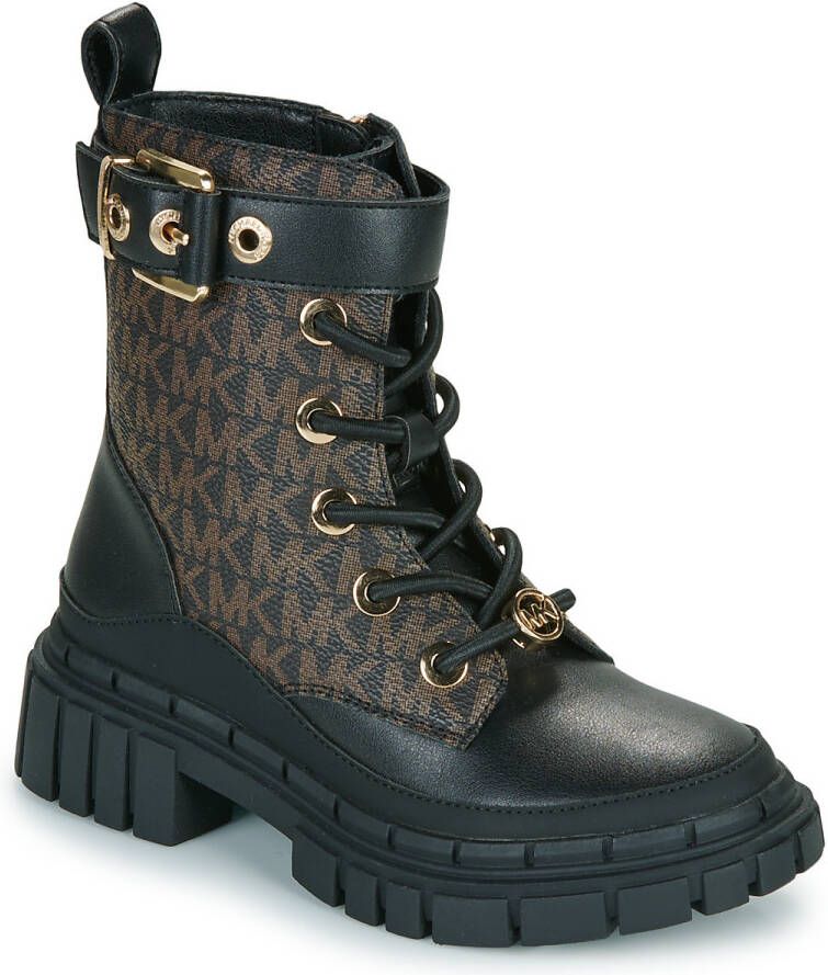 Michael Kors Blake Colby veterboots zwart bruin - Foto 3