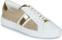 Michael Kors Sneakers Irving Stripe Lace Up in goud - Thumbnail 2
