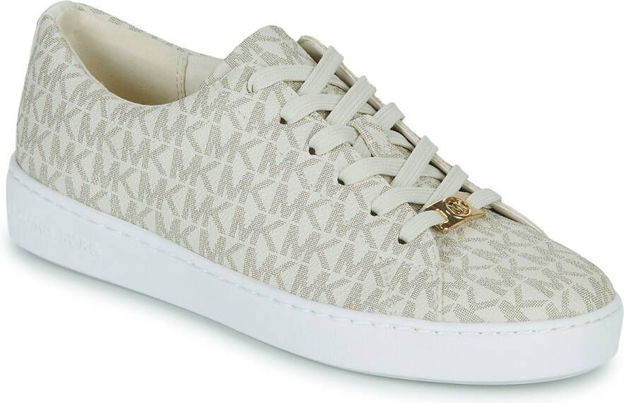 Michael Kors Witte Lage Sneakers Keaton Lace Up - Foto 8