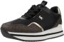 Michael Kors Raina Trainer dames sneaker Zwart bruin - Thumbnail 2