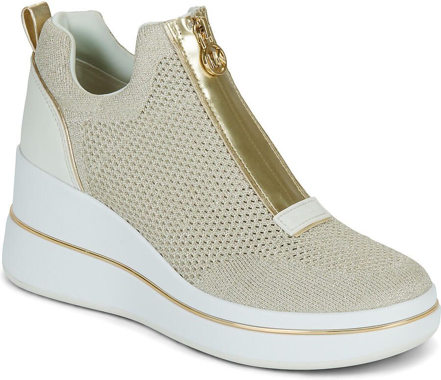 MICHAEL Kors Hoge Sneakers EMMY WEDGE ZIP SLIP ON