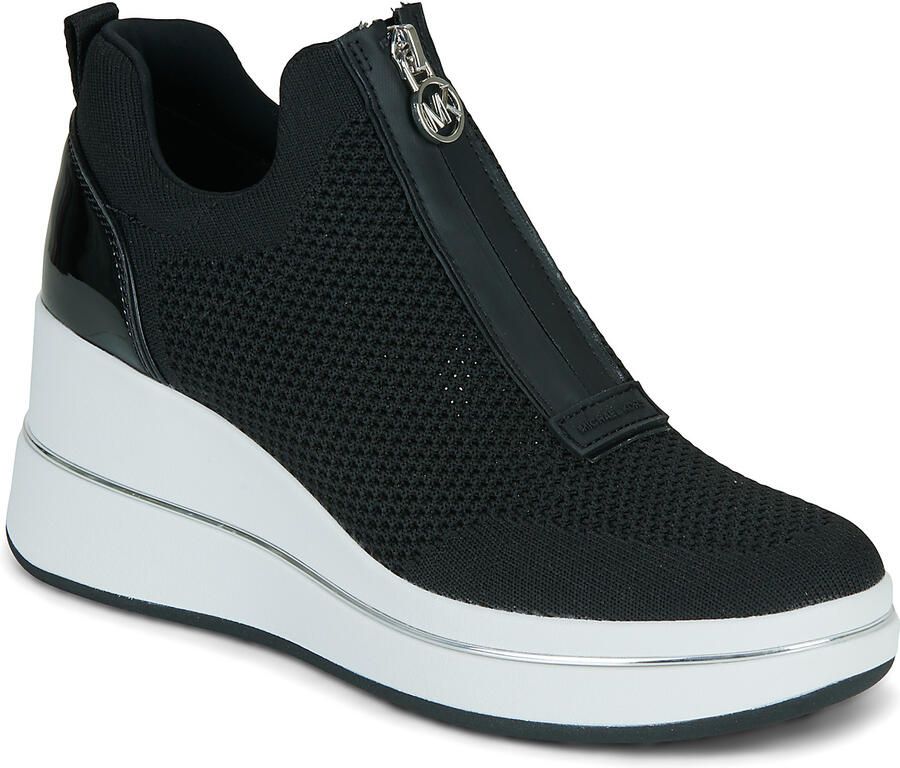 MICHAEL Kors Hoge Sneakers EMMY WEDGE ZIP SLIP ON