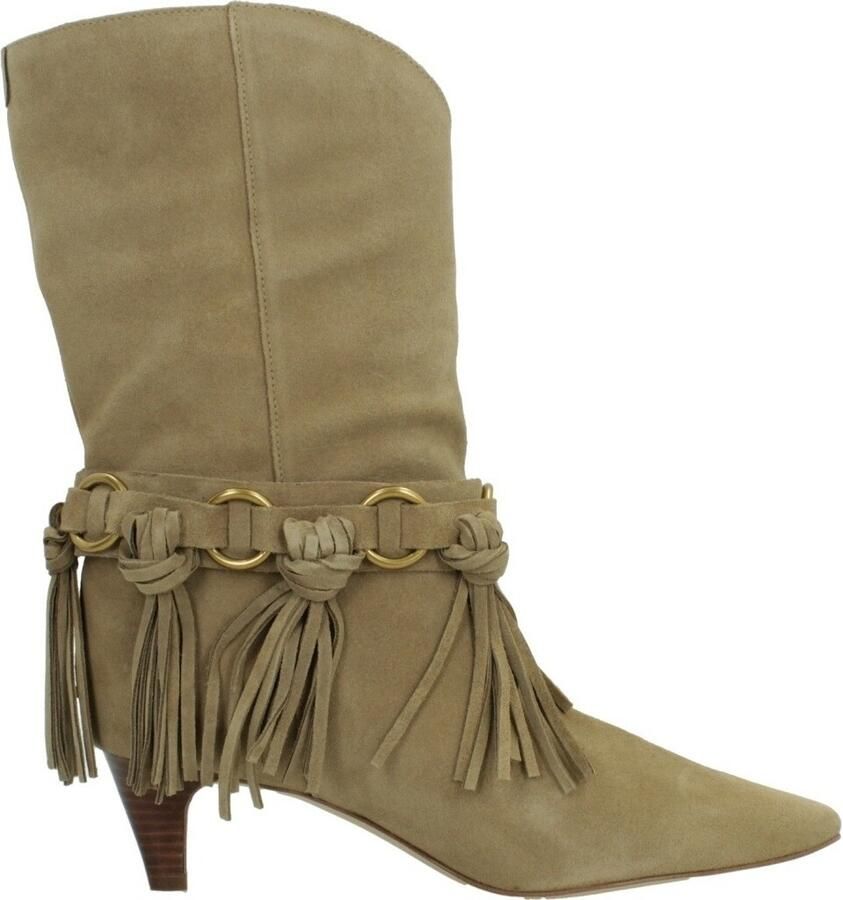Michael Kors DANIELA FRINGE BOOT Lichtbruin