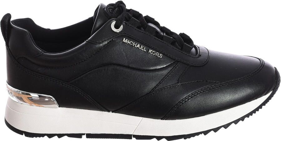 MICHAEL KORS Lage Sneakers Dames Allie Stride Trainer 36 5 Leer Zwart - Foto 3