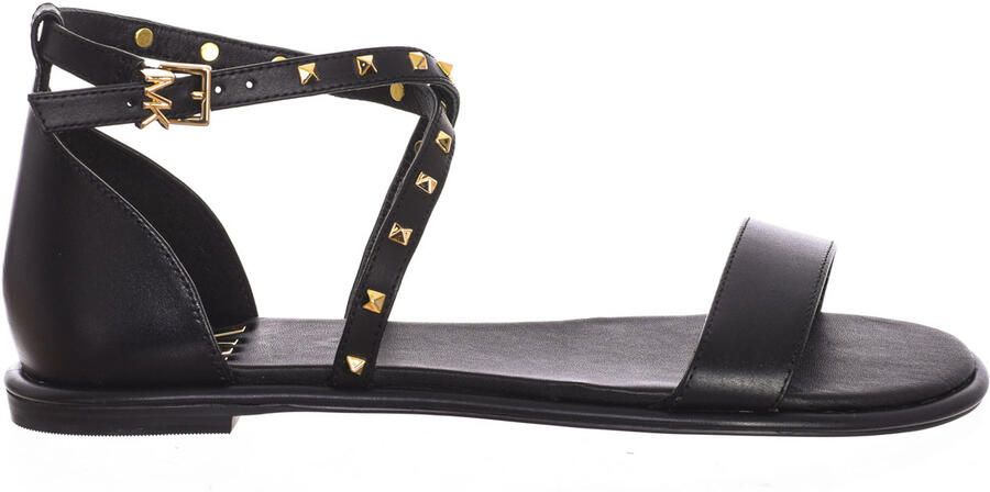 Michael Kors Astrid Studs Leren Platte Sandaal - Foto 2
