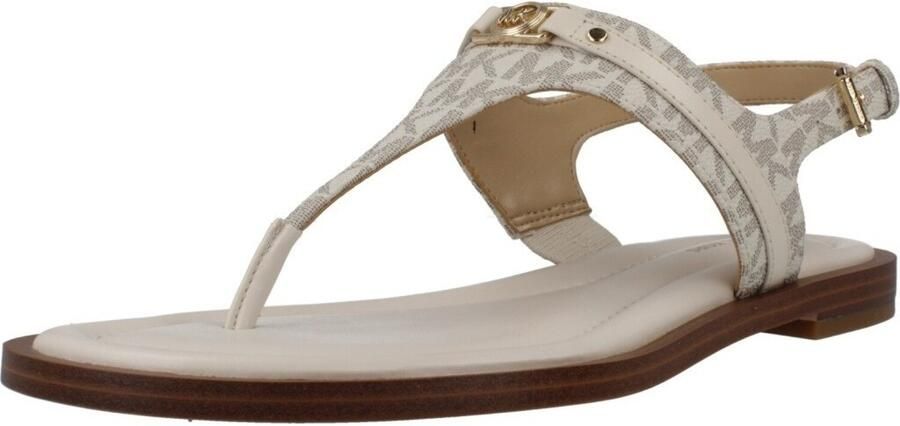 Michael Kors Dames Sandalen Mandy Thong Sandal Cream Beige - Foto 8