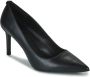 Michael Kors Zwarte Leren Alina Pump met Stiletto Hak Black Dames - Thumbnail 4