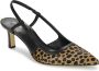 Michael Kors Hoge hakken Alora Mid Sling in luipaardprint - Thumbnail 2