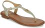 Michael Kors Mallory thong pale gold Goud - Thumbnail 2