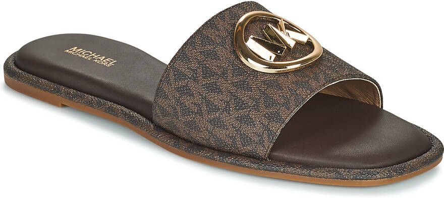 Michael Kors embellished logo slide Bruin Dames - Foto 2