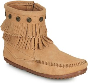 Minnetonka Laarzen DOUBLE FRINGE SIDE ZIP BOOT