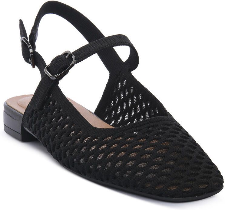 Miss Elastic Platte sandalen NERO