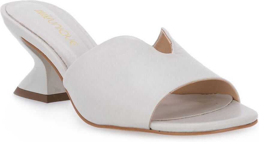Miss Unique Slippers UNIQUE WHITE SMOOTHIE