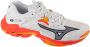 Mizuno wave lightning z8 Volleybalschoenen heren Wit - Thumbnail 2