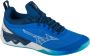 Mizuno WAVE LUMINO volleybalschoenen zaalschoenen X1GA226076 Mugen blauw wit estate blauw - Thumbnail 2
