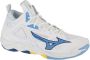 Mizuno Wave Mo tum 3 Mid Volleybalschoenen Wit - Thumbnail 2