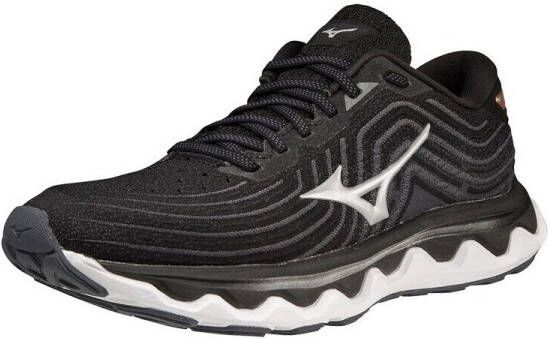Mizuno Wave Horizon 6 Dames Sportschoenen Hardlopen Weg zwart wit - Foto 3