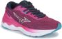 Mizuno Wave Skyrise 3 Hardloopschoenen Pink Peacock White Algiers Blue Dames - Thumbnail 3