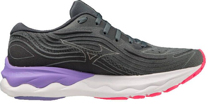 Mizuno Wave Skyrise 4 J1GD230971 Vrouwen Grijs Hardloopschoenen - Foto 4