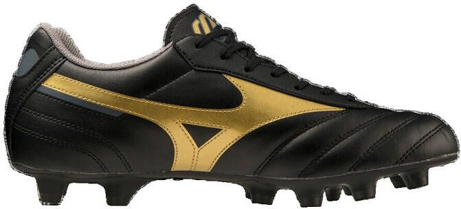 Mizuno Morelia II Club Gras Voetbalschoenen (FG) Zwart Goud