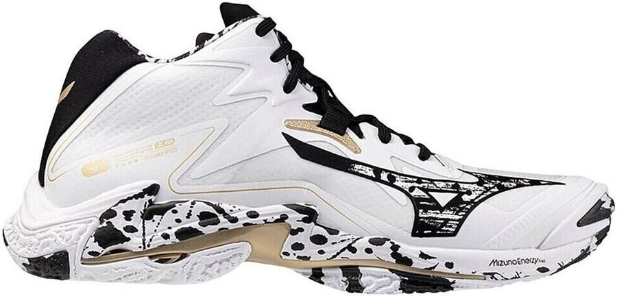 Mizuno Wave Lightning Z8 Mid Kakizome Indoor Sportschoenen Wit Man Vrouw