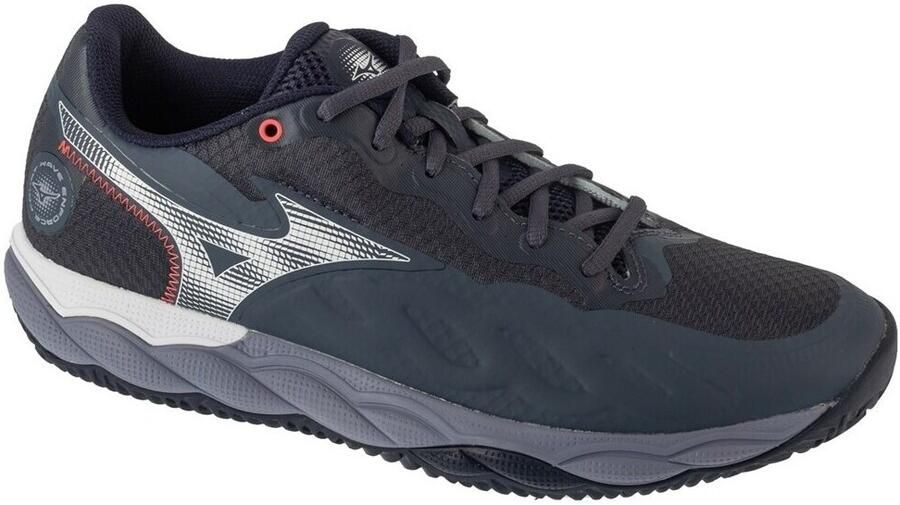 Mizuno Wave Enforce Court CC Tennis Mannen Grijs Tennisschoenen