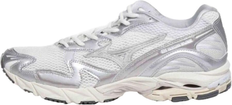 Mizuno Lage Sneakers Wave Rider 10 Metallic Snow White - Foto 3