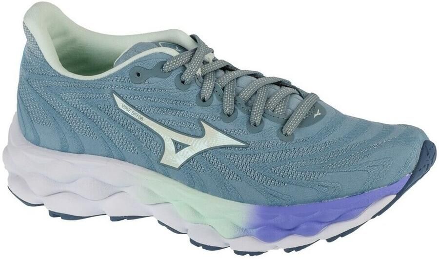 Mizuno Wave Sky 8 Vrouwen Grijs Hardloopschoenen