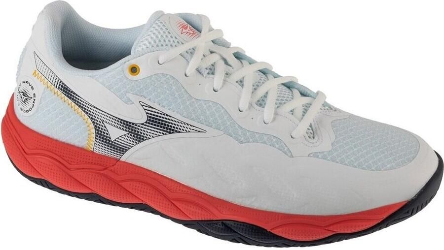 Mizuno Wave Enforce Court AC Tennis Mannen Wit Tennisschoenen