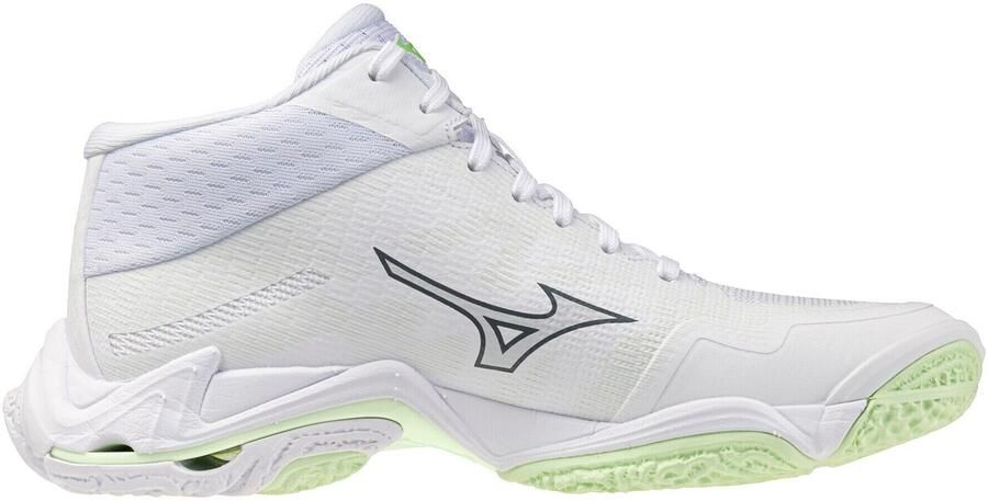 Mizuno Wave Lightning Elite Mid Indoor Sportschoenen Voor Wit