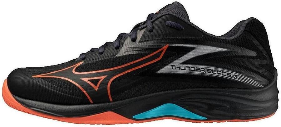 Mizuno Thunder Blade Z zaalsportschoenen zwart oranje