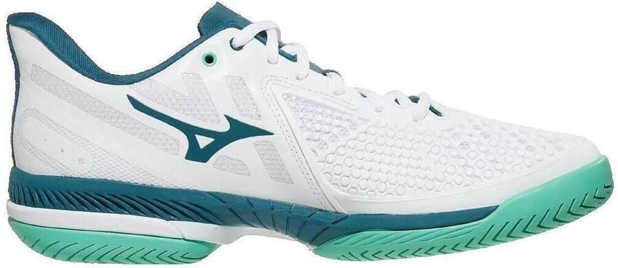 Mizuno Tennisschoen Padelschoen Wave Exceed Tour 5 CC Heren Wit Groen Blauw - Foto 2