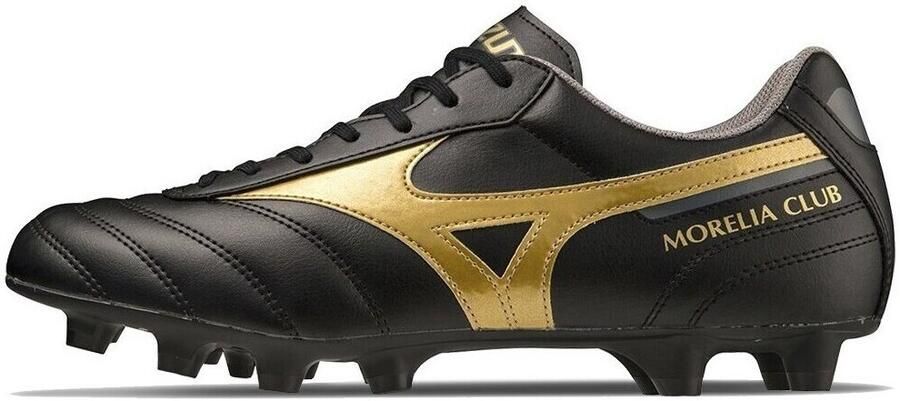Mizuno Morelia II Club Gras Voetbalschoenen (FG) Zwart Goud - Foto 2