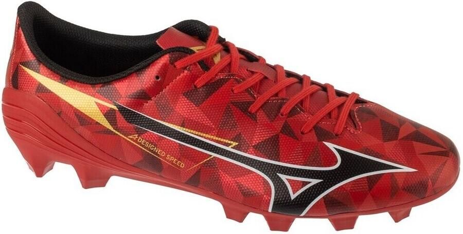 Mizuno Alpha II Select FG Mannen Rood Voetbalschoenen