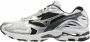 Mizuno Wit Zilver Retro Hardloopschoenen - Thumbnail 2