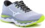 Mizuno Wave Sky 5 Dames Sportschoenen Hardlopen Weg paars groen - Thumbnail 4