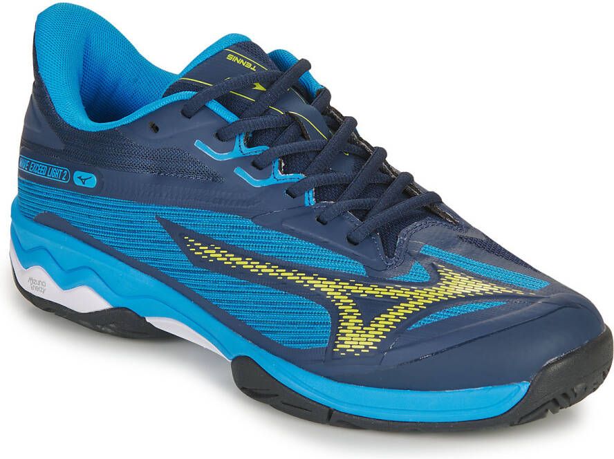 Mizuno Tennisschoen Padelschoen Wave Exceed Light 2 CC Heren Blauw Geel - Foto 2