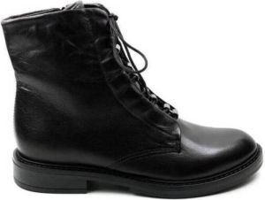 MJUS Low Boots DAMES hoge veterschoen T81205 zwart